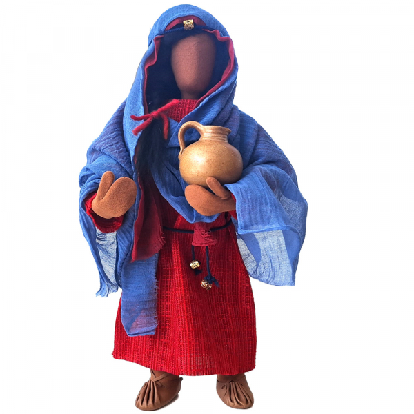 Junge Frau Erzählfigur 47 cm